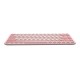 Baseus K01A belaidė trijų režimų klaviatūra Baby Pink