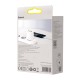 Baseus compact quick charger 2xUSB USB-C PD 3A 30W white