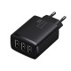 Baseus Compact Quick Charger, 3x USB, 17W - Black