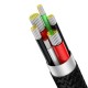 Baseus Legend Series USB - USB-C angled cable 66W 1m - Black