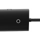 Baseus Lite serijos šakotuvas 4in1 USB  - 4x USB 3.0 25cm – juodas
