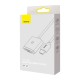 Baseus Lite serijos HDMI – VGA adapteris – baltas