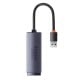 Baseus Lite Series USB to RJ45 Network Adapter 100Mbps - Gray