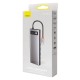 Splitter 11in1 Baseus Metal Gleam Series USB-C to 3x USB 3.0 + 2x HDMI + USB-C PD + Ethernet RJ45 + microSD/SD + VGA + AUX