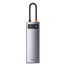 Baseus Metal Gleam series 8in1 hub USB-C 3x USB 3.0 + HDMI + USB-C PD + Ethernet RJ45 + microSD / SD