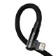 Baseus MVP 2 Lightning 1m 20W laidas - juodas