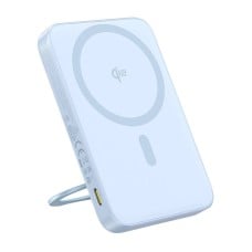 Baseus nešiojamoji baterija su stovu PicoGo Qi2 5000mAh 20W (mėlyna)