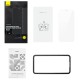 Baseus Schott HD grūdintas stiklas su 0.3 mm dulkių filtru, skirtas iPhone 12 Pro Max