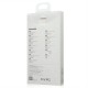 Baseus Simple iPhone 13 Pro Max dėklas - skaidrus, baltas