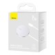 Baseus Simple Mini3 magnetinis belaidis įkroviklis 15 W (sidabrinis)