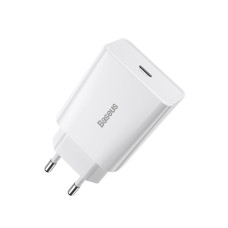Baseus Speed Mini Quick Charger USB-C PD 3A 20W white