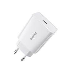 Baseus Speed Mini greitas įkroviklis USB-C PD 3A 20W baltas