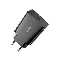 Baseus Speed Mini greitas įkroviklis USB-C PD 3A 20W juodas