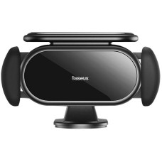 Baseus Steel Cannon Pro Solar elektrinio automobilio telefono laikiklis (juodas)