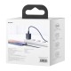 Baseus Super Si Quick Charger 1C 20W Wall Charger with 1m USB-C - Lightning Cable - Blue