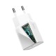 Baseus Super Si greitas įkroviklis 1C 20W su USB-C - Lightning laidu 1m Baltas
