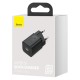 Baseus Super Si įkroviklis 1C 25W juodas