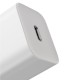 Baseus Super Si greitas įkroviklis 1C 25W su USB-C į USB-C kabeliu 1m - Baltas