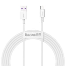 Baseus Superior serijos kabelis USB-C 66W 2m - Baltas