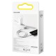 Baseus Superior Series USB - Micro USB kabelis 2A 1m - Baltas