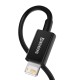 Baseus Superior Series USB - Lightning Cable 2.4A 1m - Black