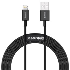 Baseus Superior serijos USB - Lightning kabelis 2.4A 1m - Juodas