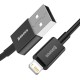 Baseus Superior Series USB - Lightning Cable 2.4A 1m - Black