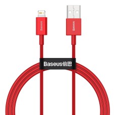 Baseus Superior serijos USB į iPhone laidas, 2.4A, 1m - raudonas