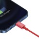 Baseus Superior Series Cable USB to iPhone, 2.4A, 1m - red