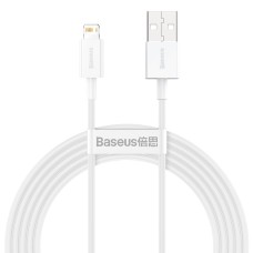 Baseus Superior Series USB - Lightning cable 2.4A 2m - White