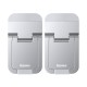 Laptop stand legs 2 pcs - silver