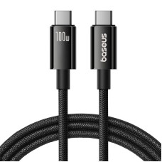 Baseus USB kabelis Tungsten Gold USB-C į USB-C 100W 1.5m (juodas)
