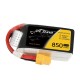 Battery Tattu 850mAh 14.8V 75C 4S1P XT60