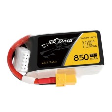 Battery Tattu 850mAh 14.8V 75C 4S1P XT60