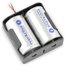Battery holder for 2x D (R20)