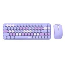 Belaidė klaviatūros + pelės rinkinys MOFII Bean 2.4G (Purple)