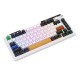 Belaidė mechaninė klaviatūra Royal Kludge KZZI K75 pro RGB, momentinis jungiklis (juoda ir balta)