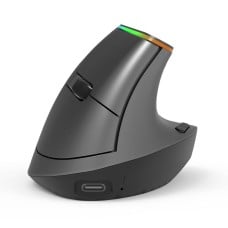 Wireless Vertical Mouse Delux M618DB BT4.0 + 2.4Ghz RGB