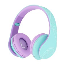 Belaidės ausinės vaikams PowerLocus P2 (mėlynai violetinė)