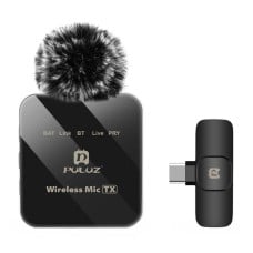 Belaidis Lavalier mikrofonas PULUZ PU648B (USB-C)