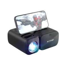 BlitzWolf BW-V3 Mini LED šviestuvas / projektorius, Wi-Fi + Bluetooth (juodas)