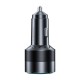 Choetech 63W Dual USB-C 45w+ USB-A 18w greitas automobilinis įkroviklis (juodas)
