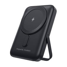 Choetech B743 10000mAh 20W PD magnetinis maitinimo blokas su stovu (juodas)
