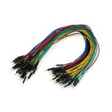 Connecting cables male-male 30cm colored - 50 pcs
