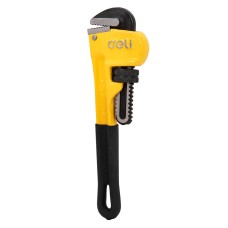 Pipe Wrench 8" Deli Tools EDL2508 - yellow