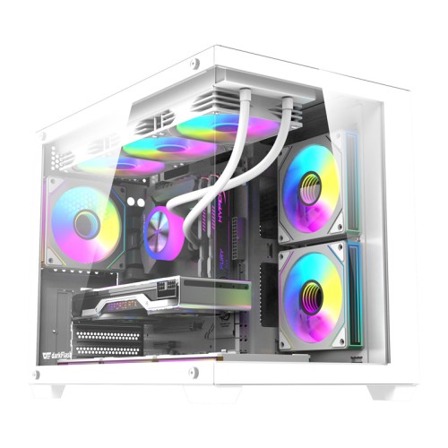 DarkFlash B275 PRO computer case (white) + 6 fans DarkFlash B275 PRO computer case (white) + 6 fans