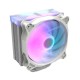 Darkflash Darkair CPU aktyvus aušintuvas LED (aušintuvas + ventiliatorius 120x120) - baltas
