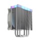 Darkflash Darkair CPU aktyvus aušintuvas LED (aušintuvas + ventiliatorius 120x120) - baltas