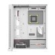 Darkflash DK361 computer case + 4 fans - white