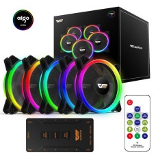Darkflash DR12 Pro ARGB Computer Fan Kit 5in1 120x120 - Black